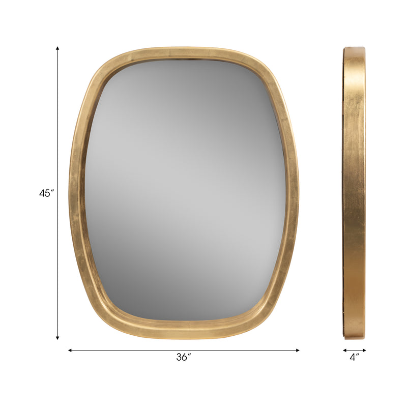 36x45, Gold Leaf Mirror