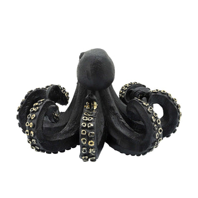 Black and Gold Octopus