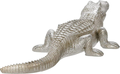 Electroplated Silver  Crocodile - CARROT TOP